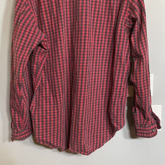 Polo Ralph Lauren Shirt Heavyweight Flannel Plaid Check Button Up XL EUC - Picture 6 of 9